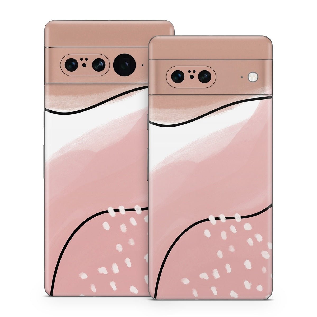 Abstract Pink and Brown - Google Pixel 7 Skin - Aleeya Marie Designs - DecalGirl