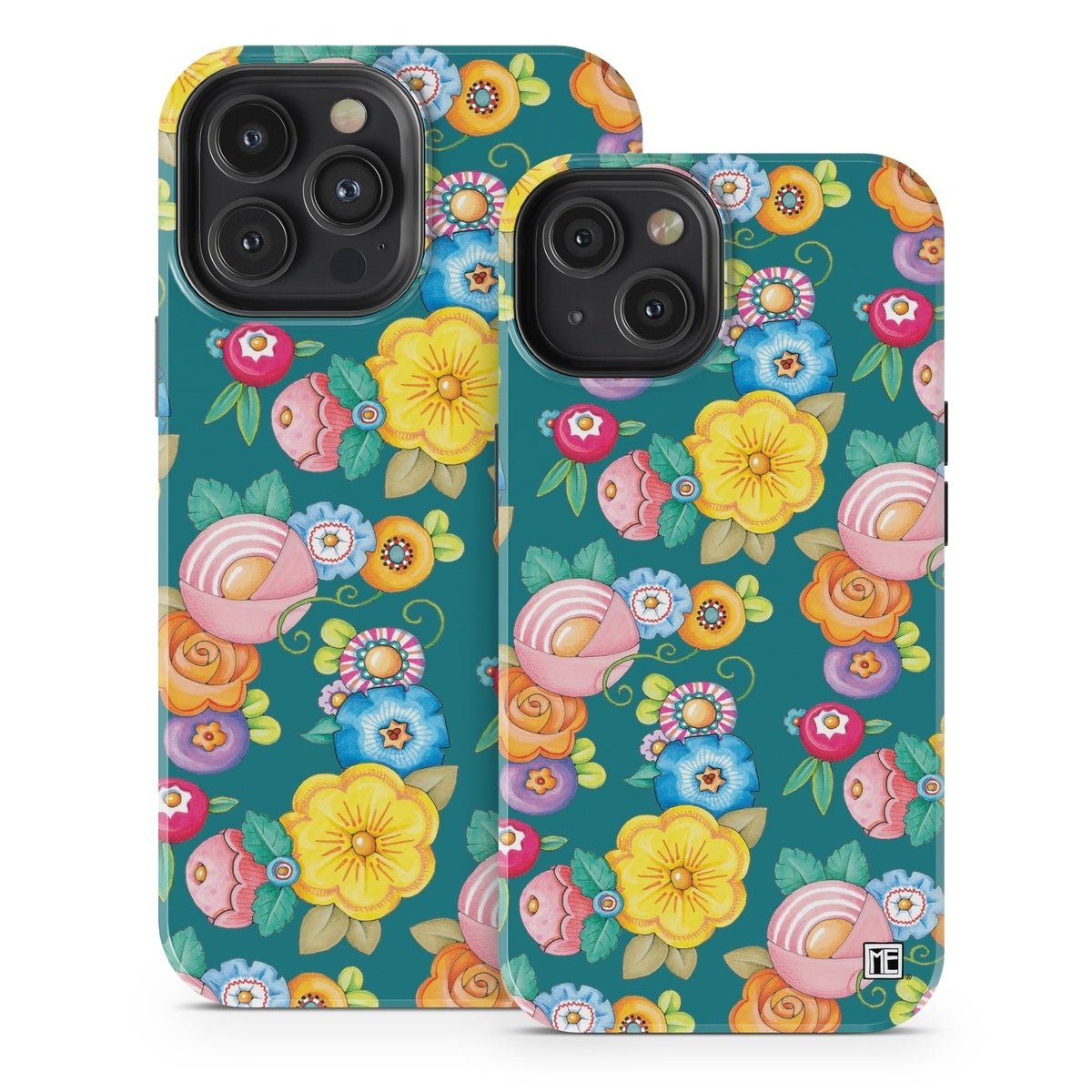 Act Right Flowers - Apple iPhone 13 Tough Case - Mary Engelbreit - DecalGirl