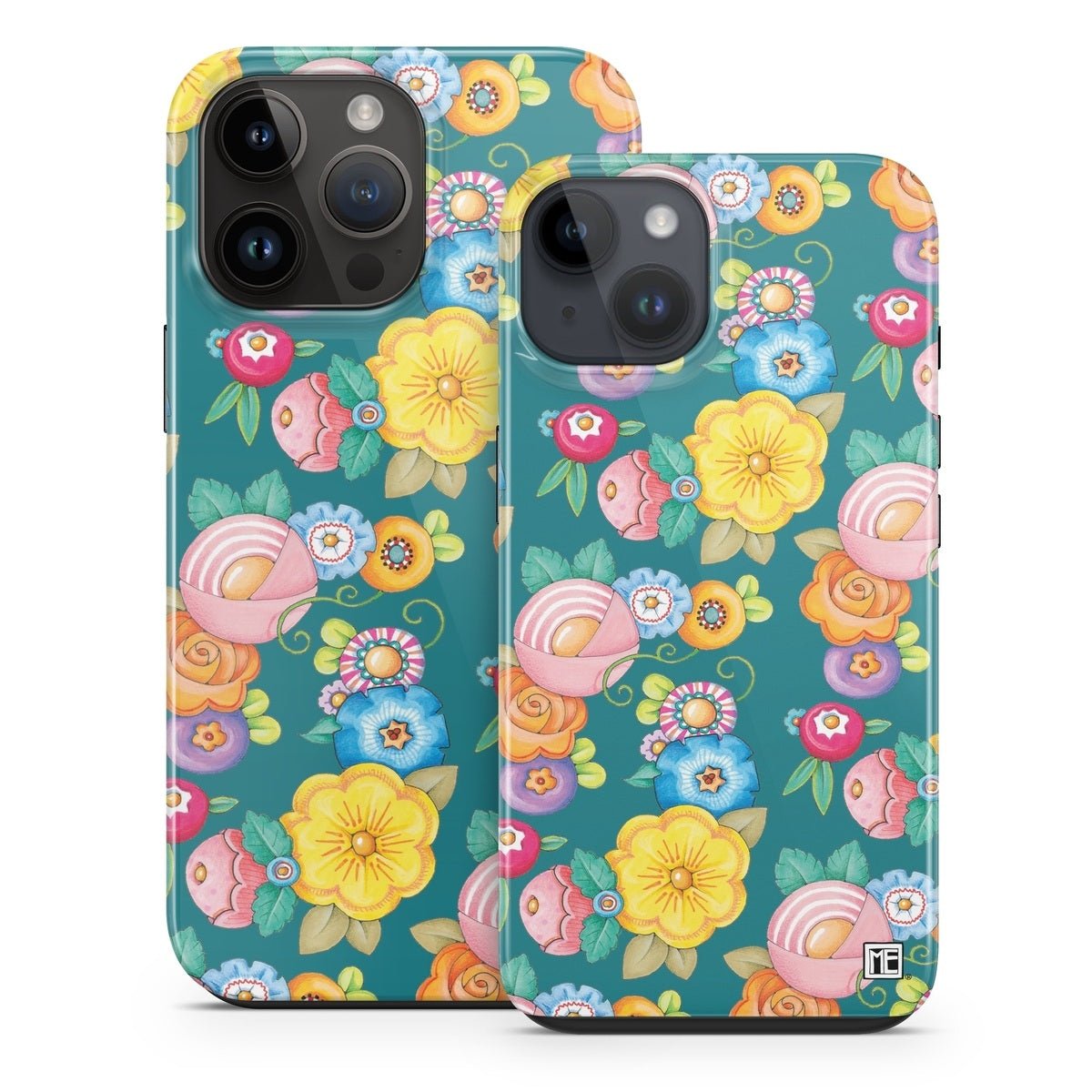 Act Right Flowers - Apple iPhone 14 Tough Case - Mary Engelbreit - DecalGirl