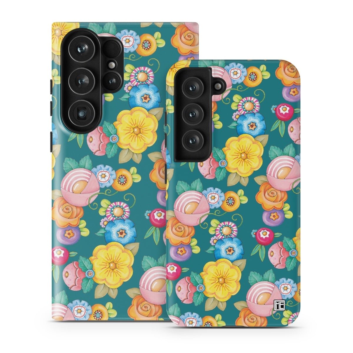 Act Right Flowers - Samsung Galaxy S23 Tough Case - Mary Engelbreit - DecalGirl