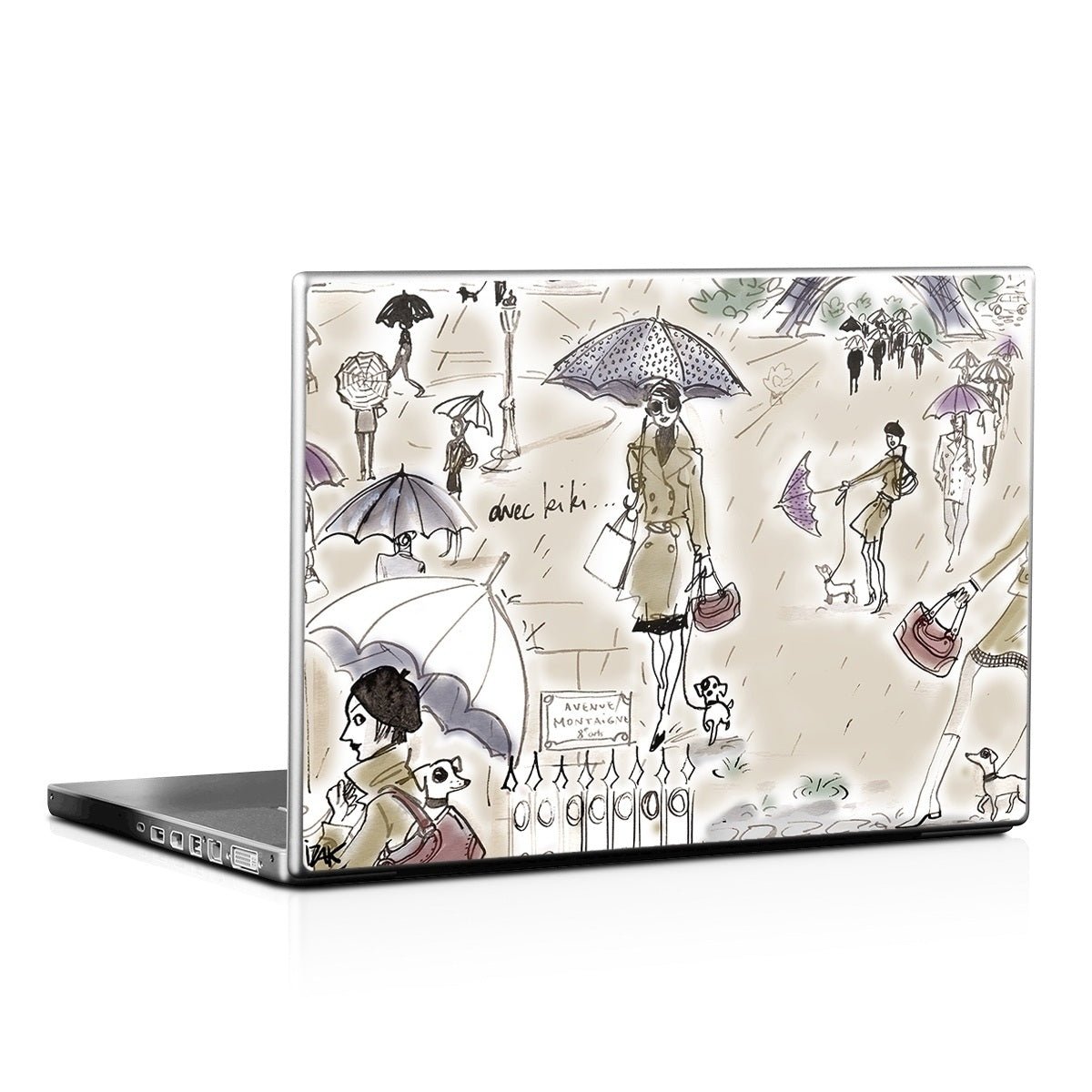 Ah Paris - Laptop Lid Skin - Izak - DecalGirl