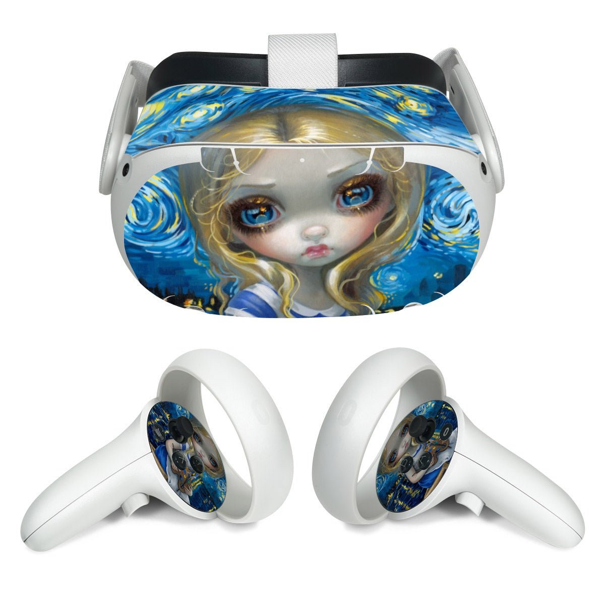 Alice in a Van Gogh - Meta Quest 2 Skin - Jasmine Becket-Griffith - DecalGirl