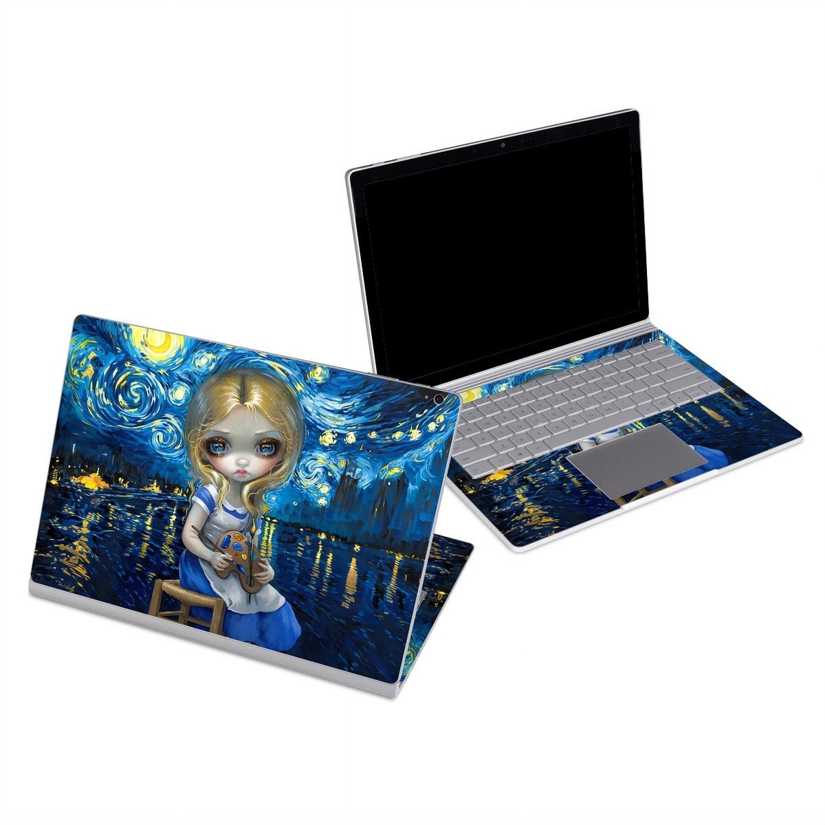 Alice in a Van Gogh - Microsoft Surface Book Skin - Jasmine Becket-Griffith - DecalGirl
