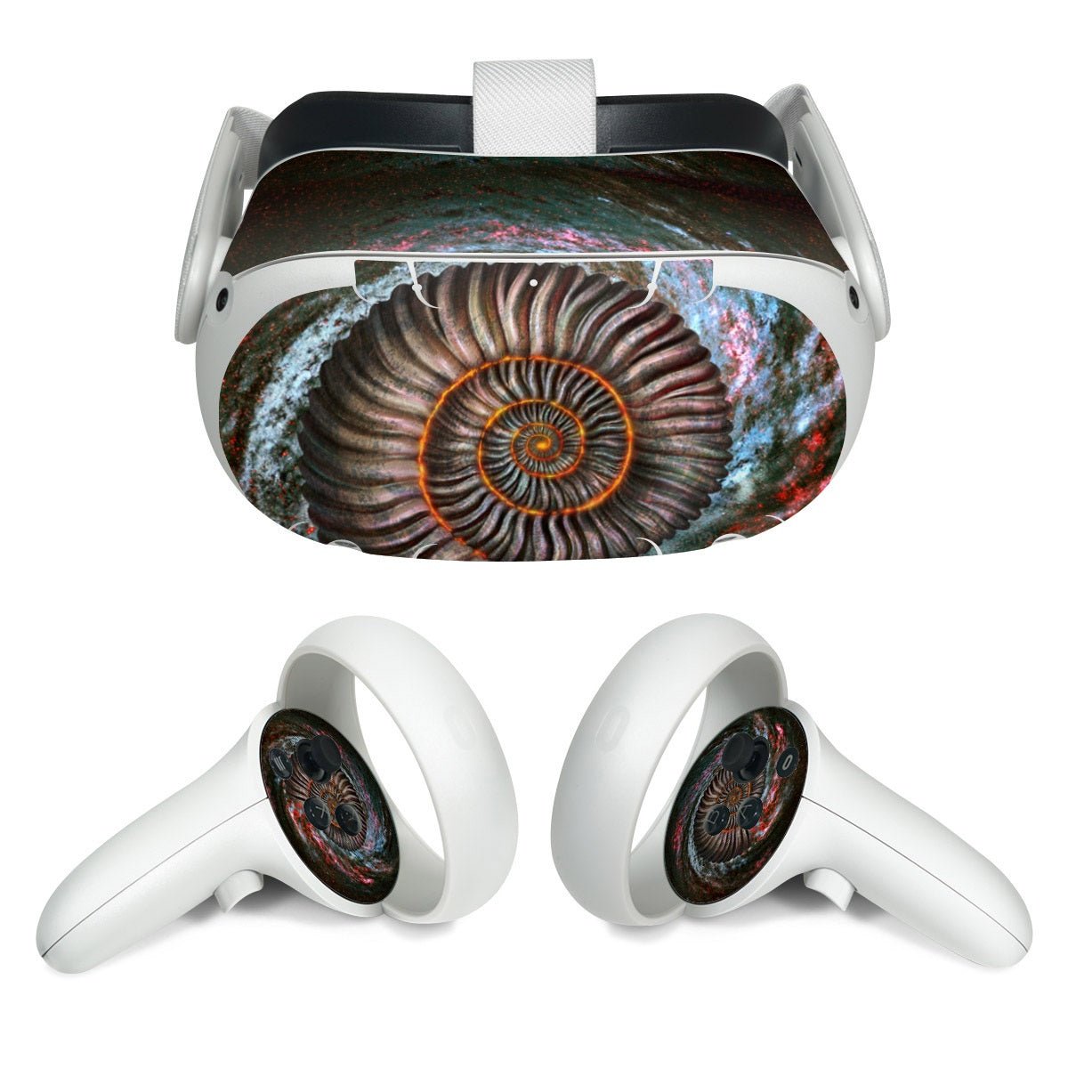Ammonite Galaxy - Meta Quest 2 Skin - Jerry LoFaro - DecalGirl