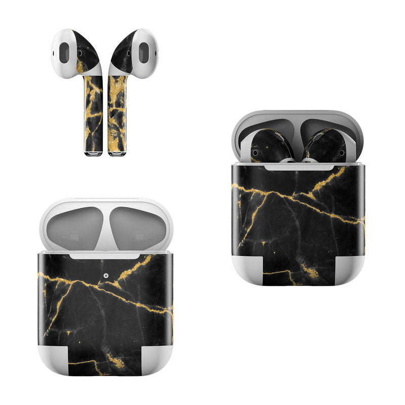 Black Gold Marble - Apple AirPods Skin