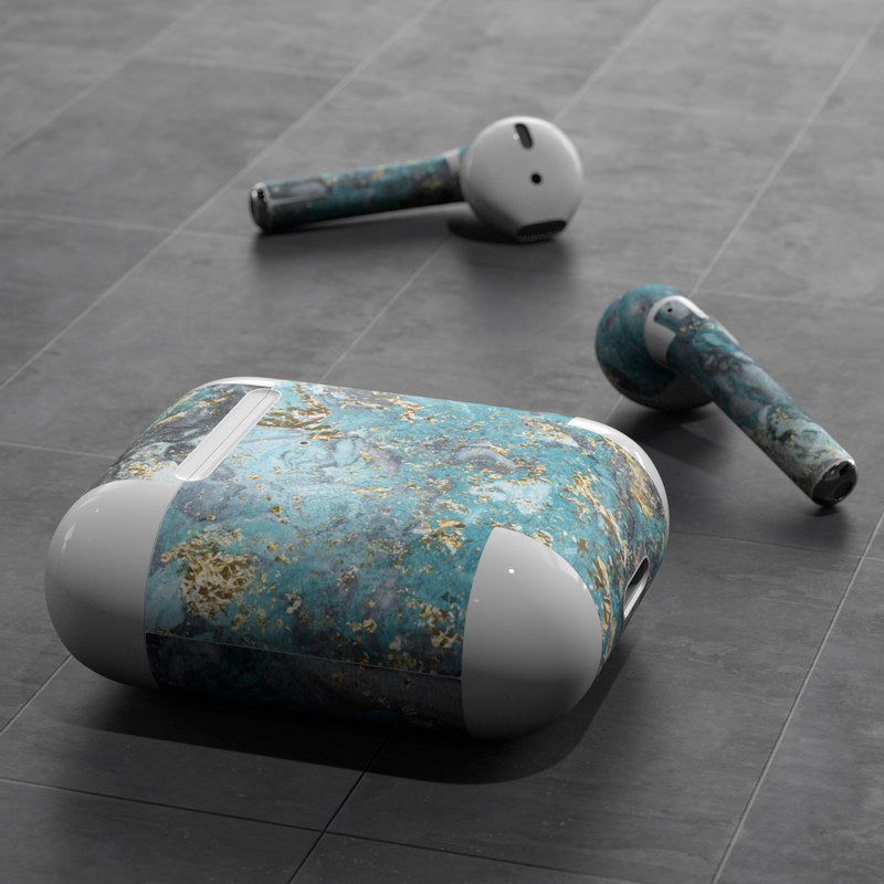 Gilded Glacier Marble - Apple AirPods Skin