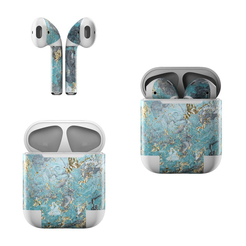 Gilded Glacier Marble - Apple AirPods Skin