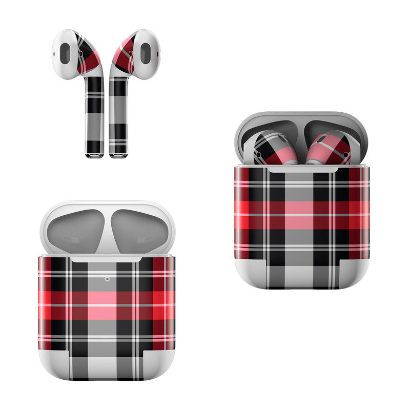 Red Plaid - Apple AirPods Skin