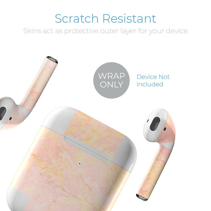 Rose Gold Marble - Apple AirPods Skin