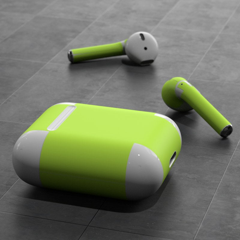Solid State Lime - Apple AirPods Skin