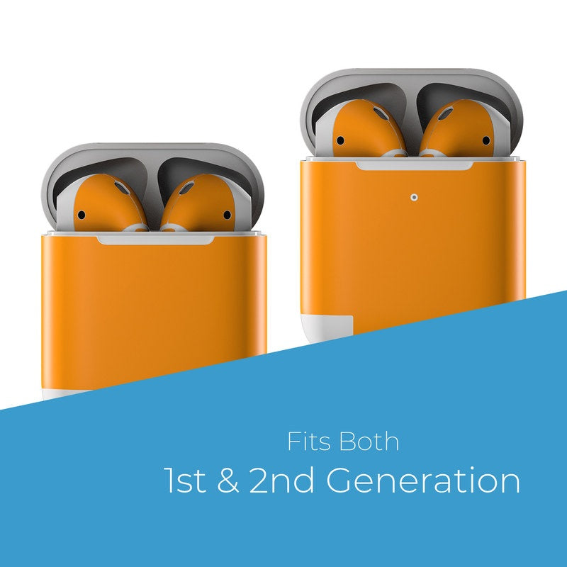 Solid State Orange - Apple AirPods Skin