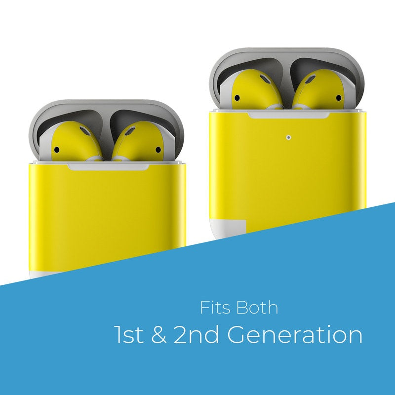 Solid State Yellow - Apple AirPods Skin