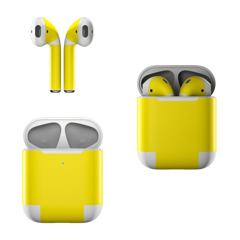 Solid State Yellow - Apple AirPods Skin