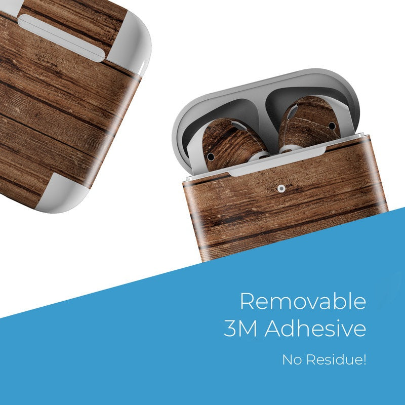 Stripped Wood - Apple AirPods Skin
