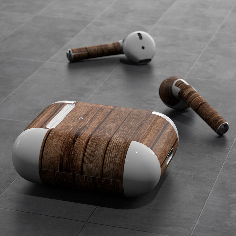 Stripped Wood - Apple AirPods Skin