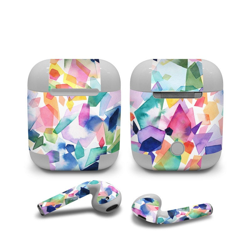 Watercolor Crystals and Gems - Apple AirPods Skin