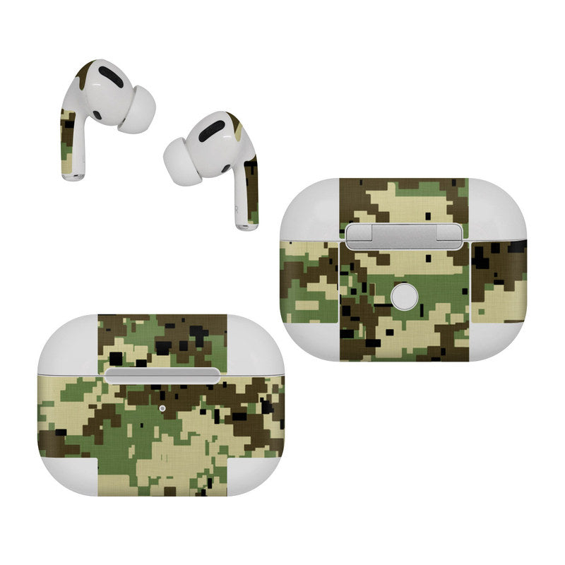 Digital Woodland Camo - Apple AirPods Pro Skin
