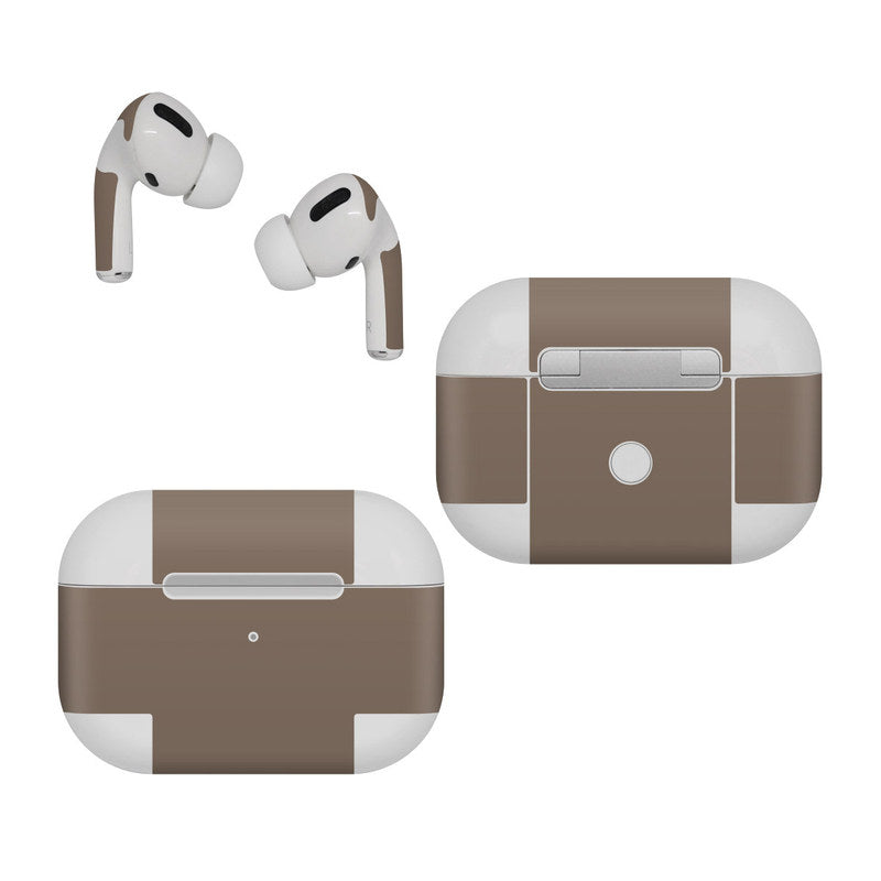 Solid State Flat Dark Earth - Apple AirPods Pro Skin