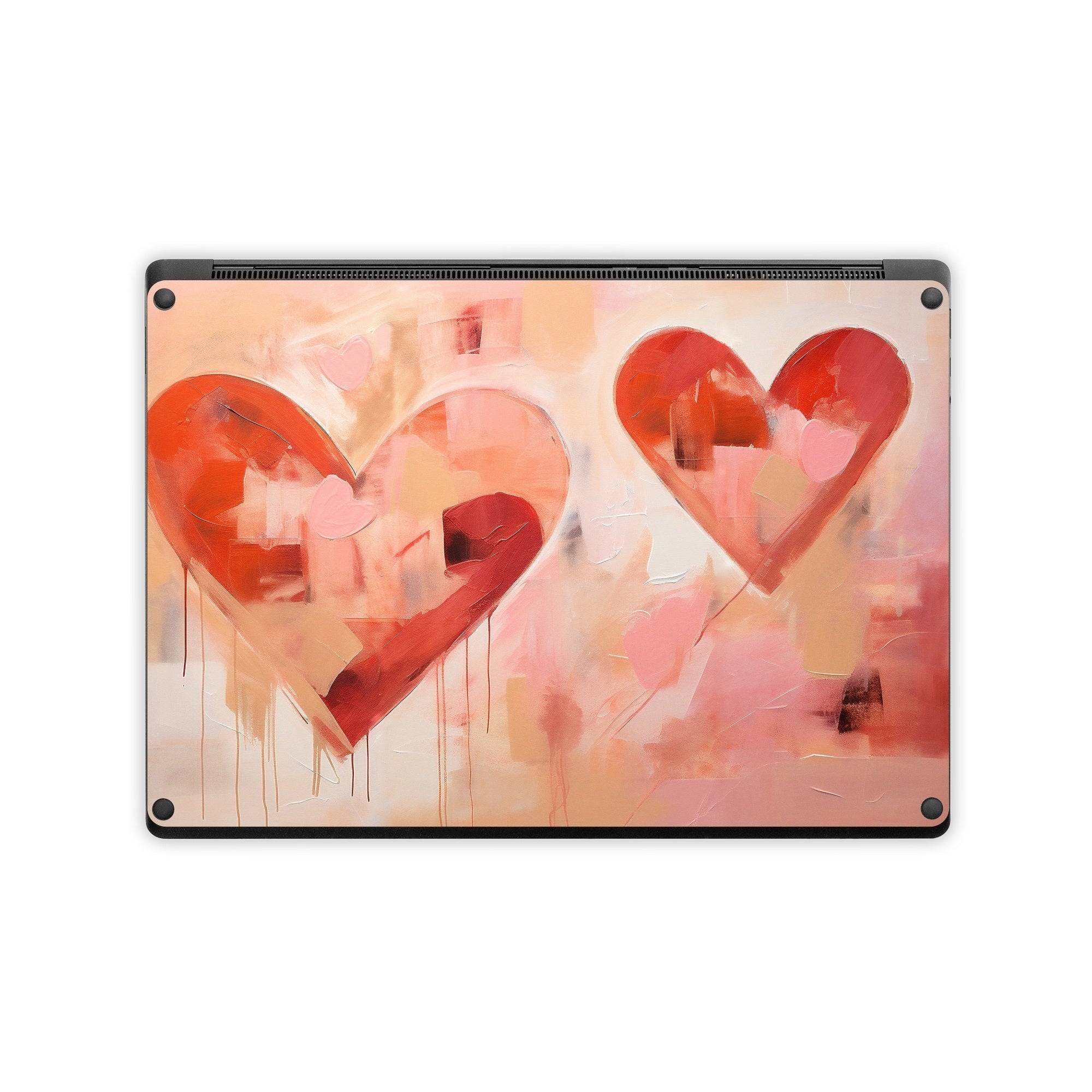 AbEx Hearts - Microsoft Surface Laptop Skin - Seasonal Transformations - DecalGirl