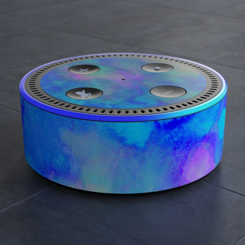 Electrify Ice Blue - Amazon Echo Dot (2nd Gen) Skin