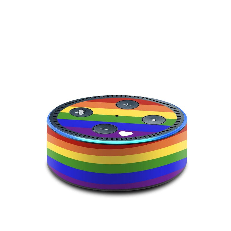 Rainbow Stripe - Amazon Echo Dot (2nd Gen) Skin