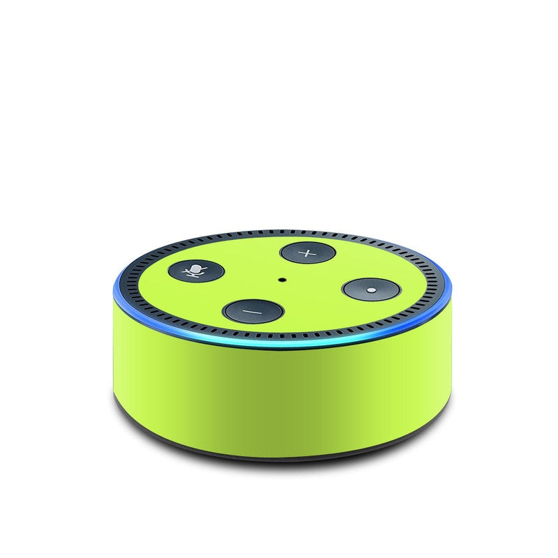 Solid State Lime - Amazon Echo Dot (2nd Gen) Skin