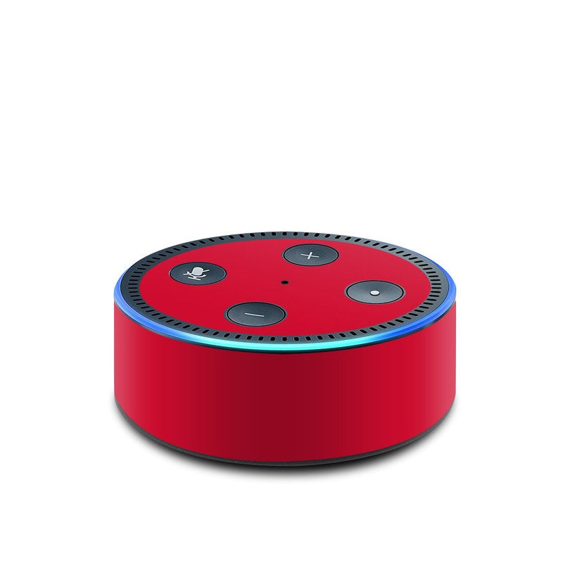 Solid State Red - Amazon Echo Dot (2nd Gen) Skin