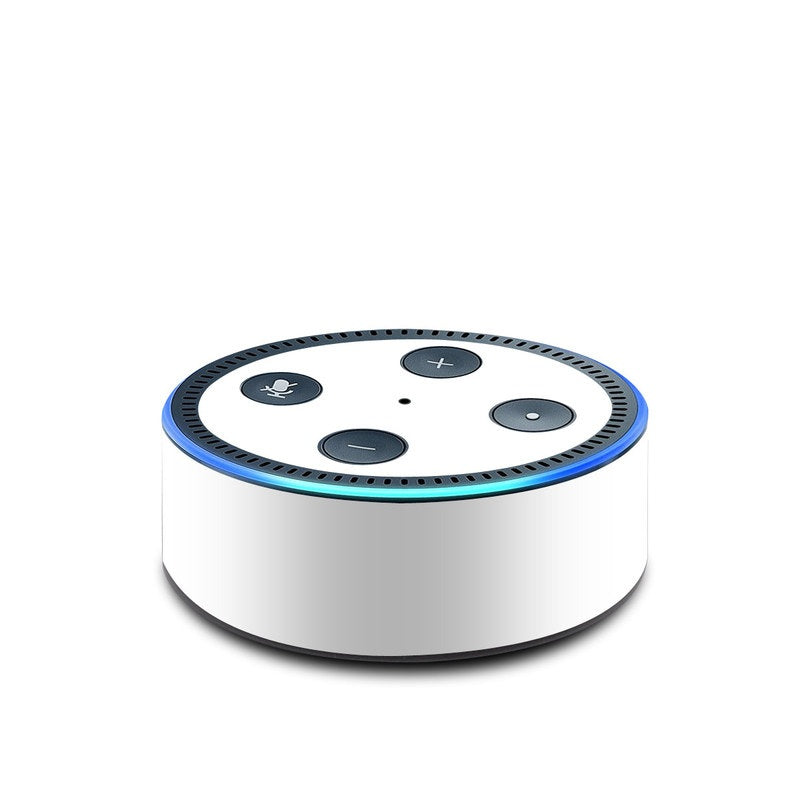 Solid State White - Amazon Echo Dot (2nd Gen) Skin