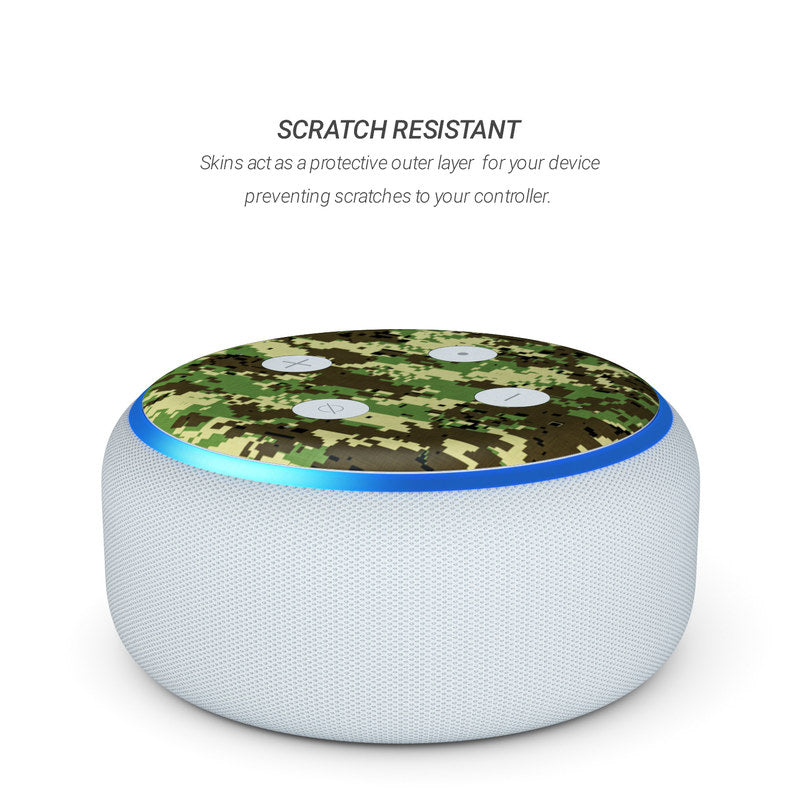 Digital Woodland Camo - Amazon Echo Dot (3rd Gen) Skin