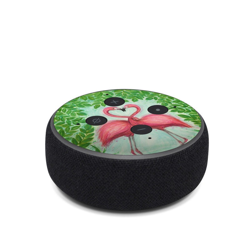 Flamingo Love - Amazon Echo Dot (3rd Gen) Skin
