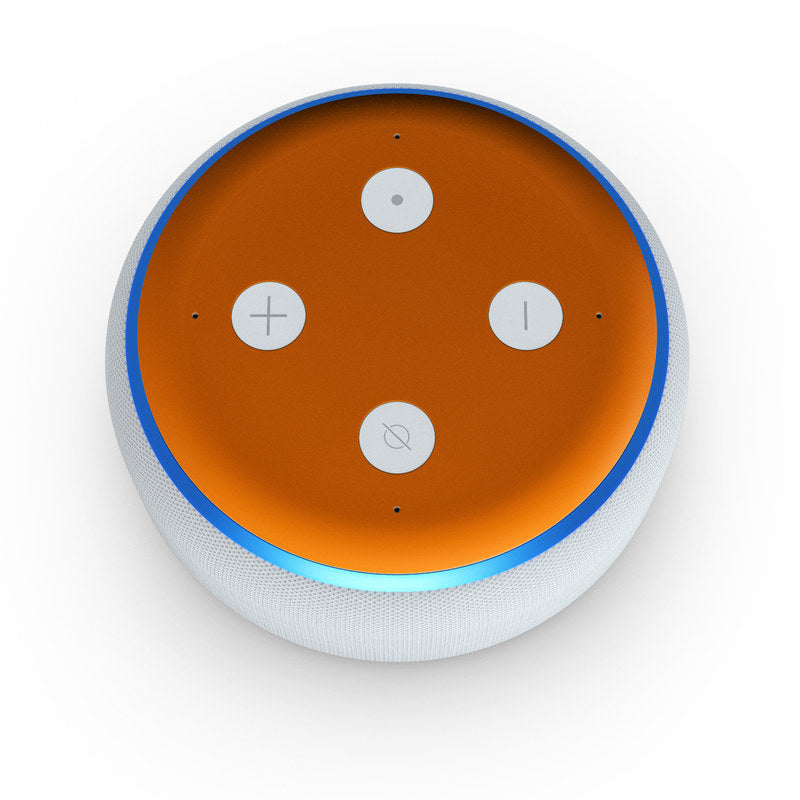 Solid State Orange - Amazon Echo Dot (3rd Gen) Skin