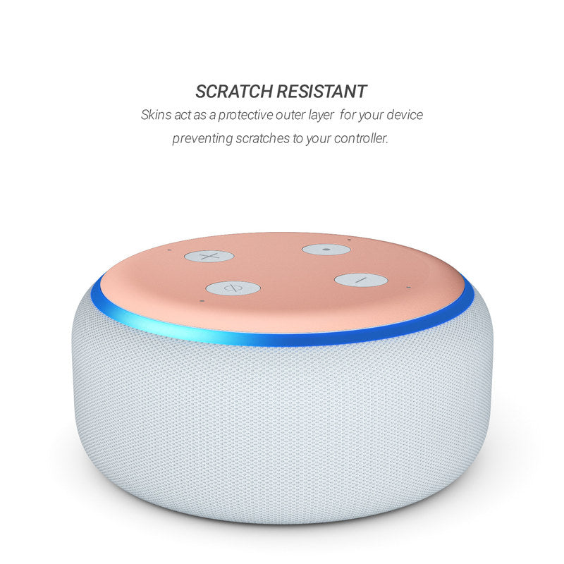 Solid State Peach - Amazon Echo Dot (3rd Gen) Skin