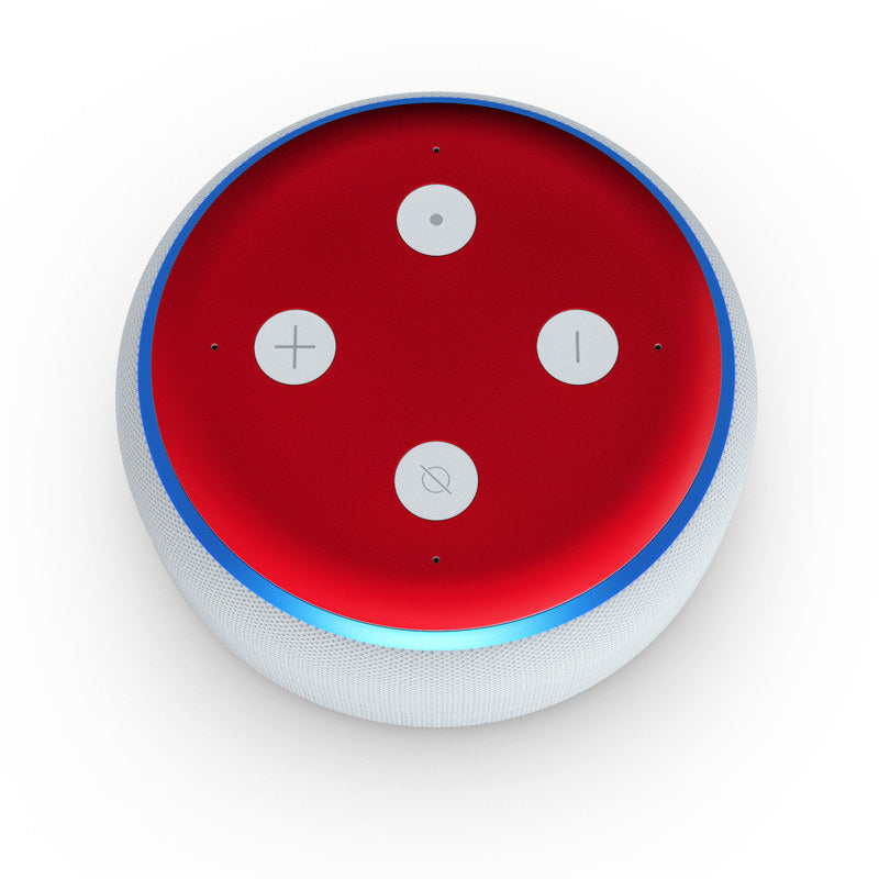 Solid State Red - Amazon Echo Dot (3rd Gen) Skin