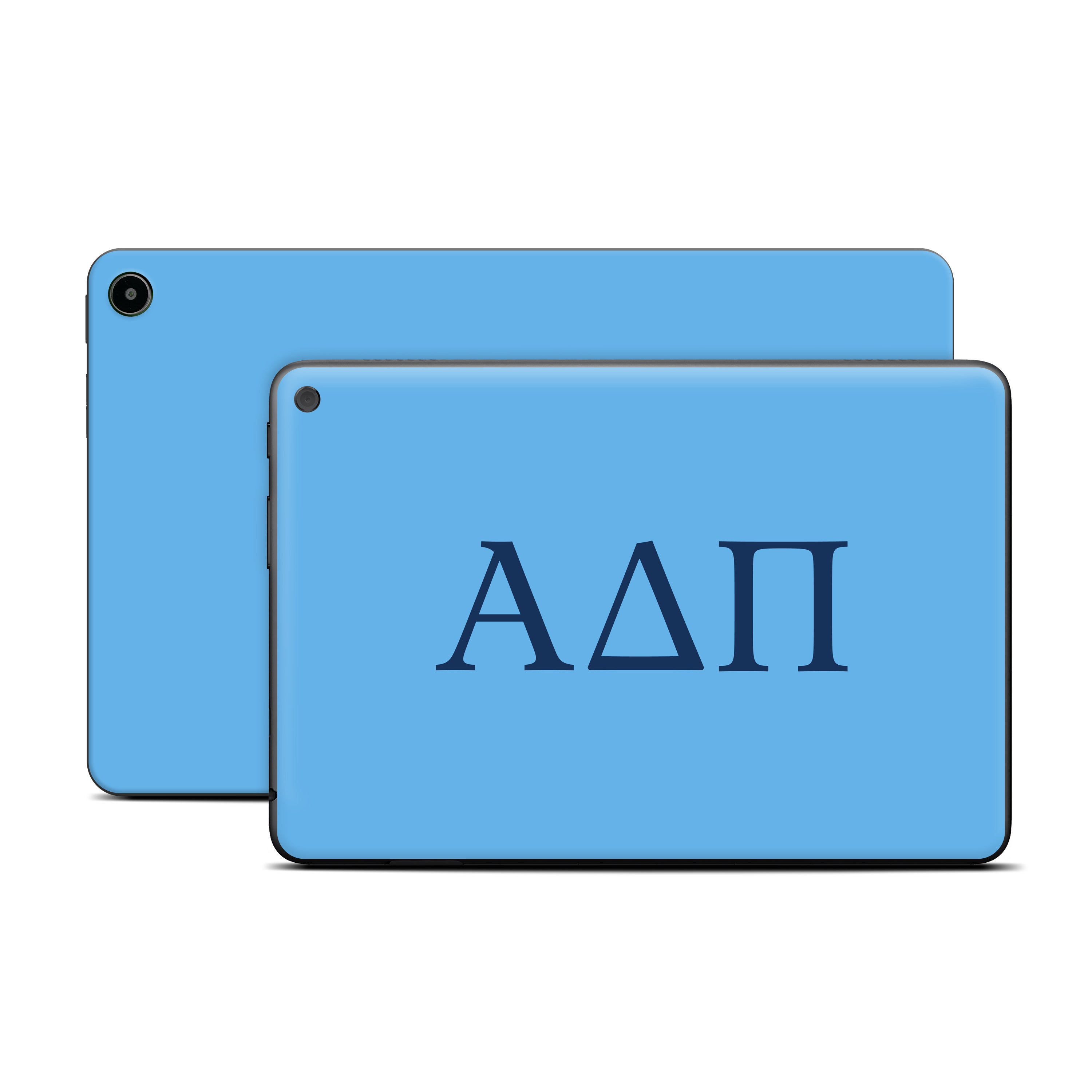 Alpha Delta Pi Greek Letters Adelphean Blue - Amazon Fire Skin