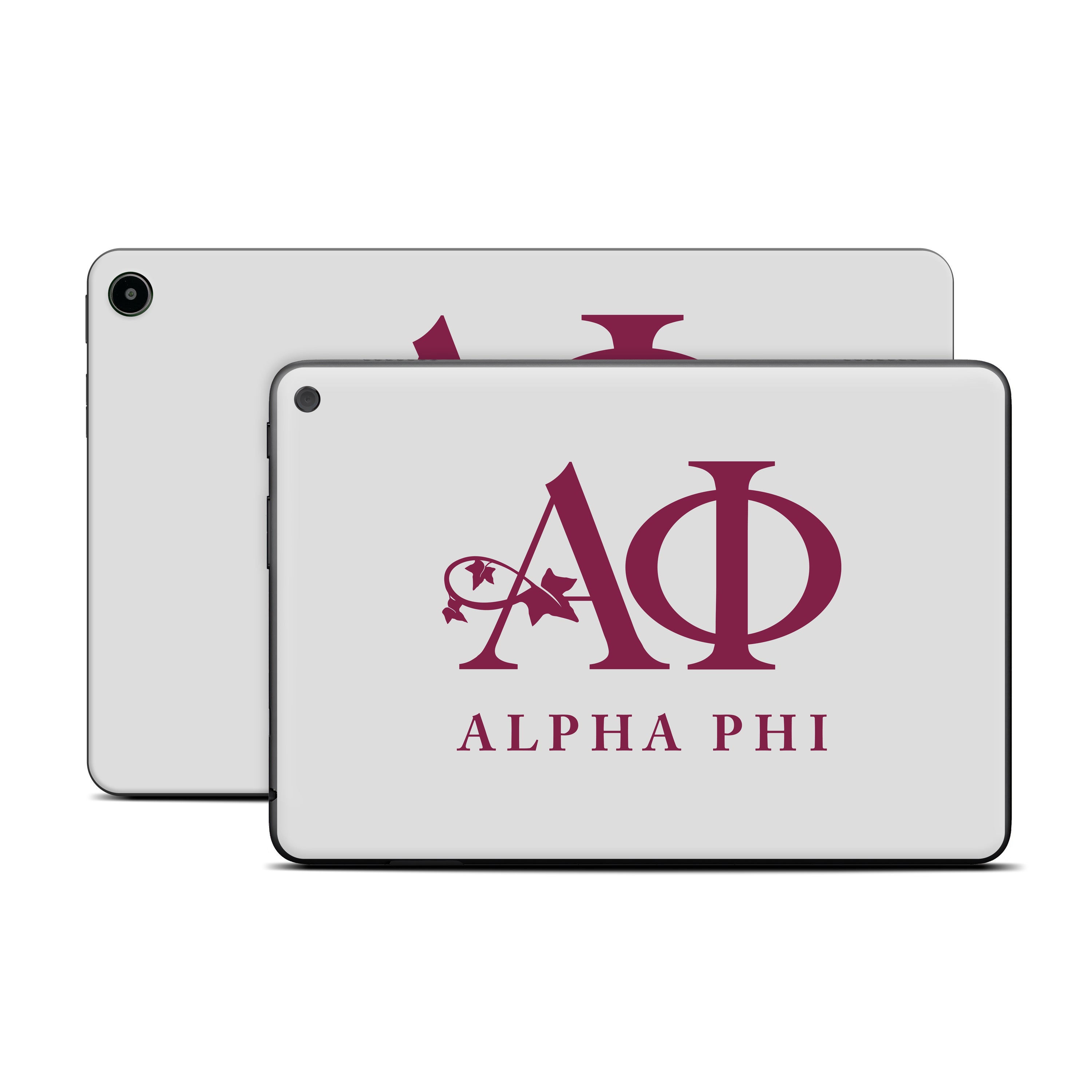 Alpha Phi Silver - Amazon Fire Skin