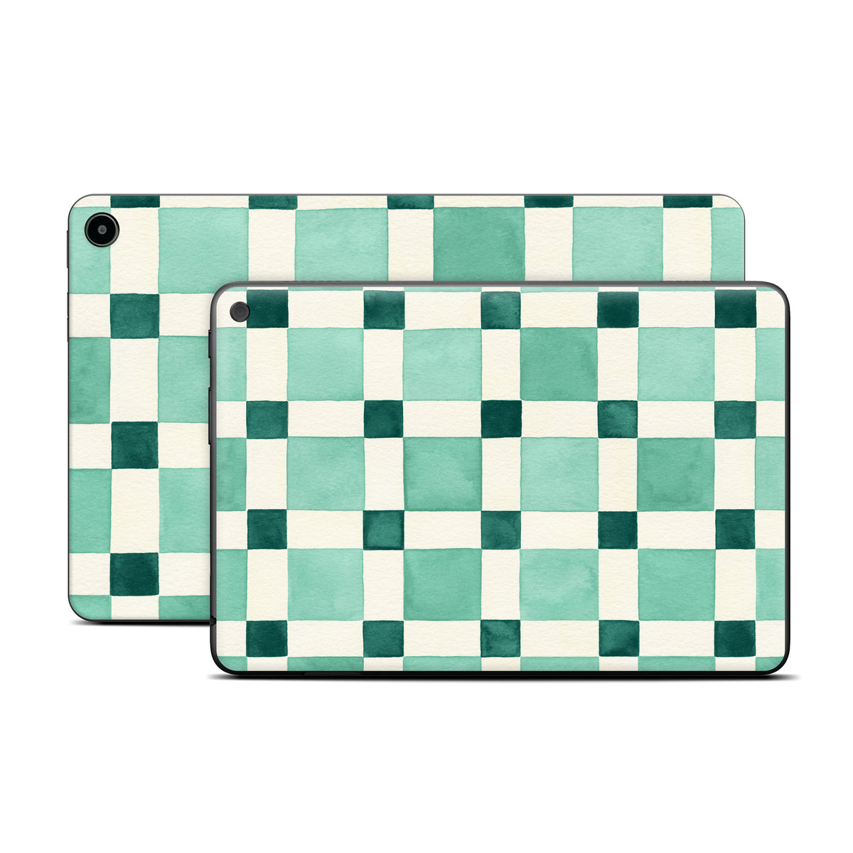 Checker Mosaic Green - Amazon Fire Skin