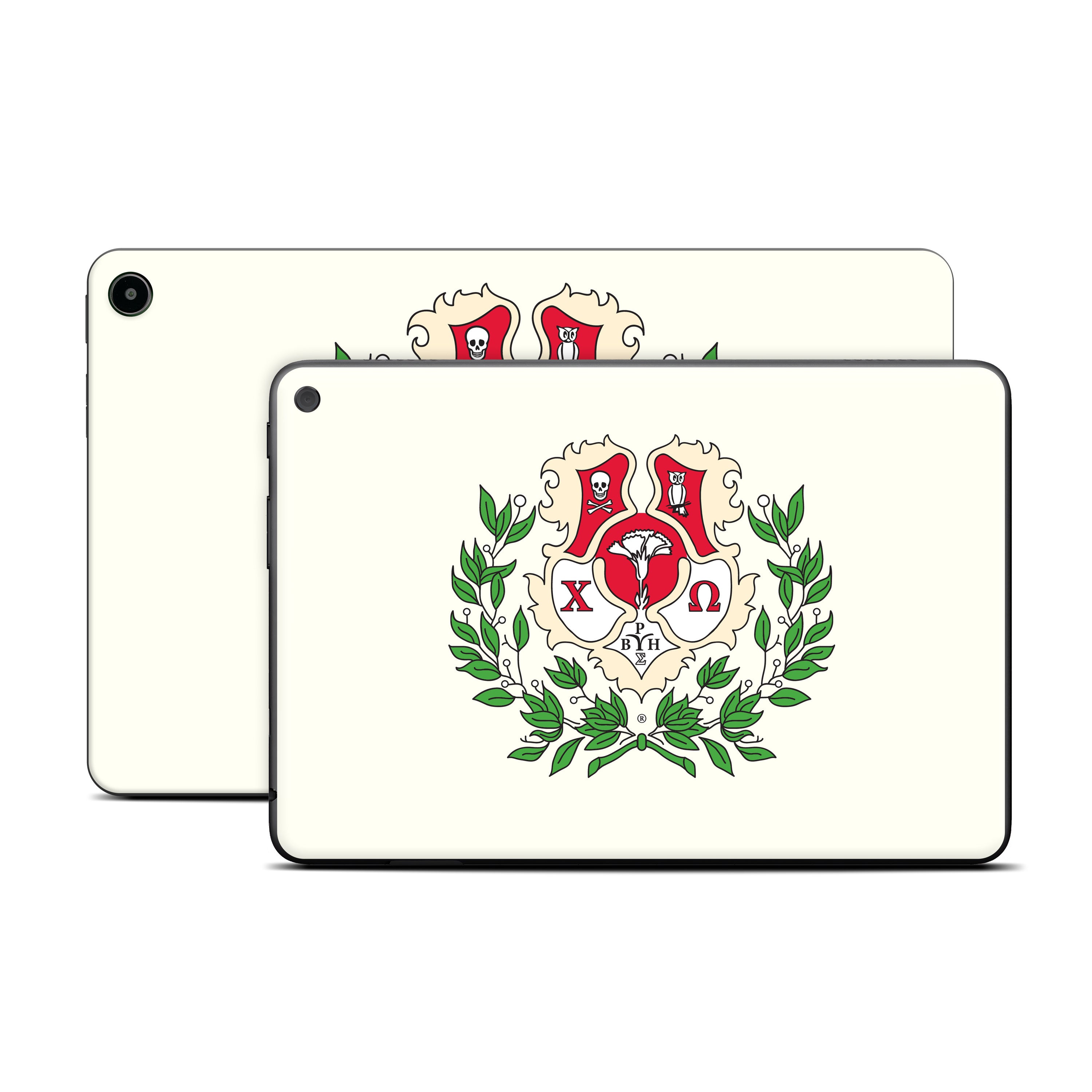Chi Omega Crest Cream - Amazon Fire Skin