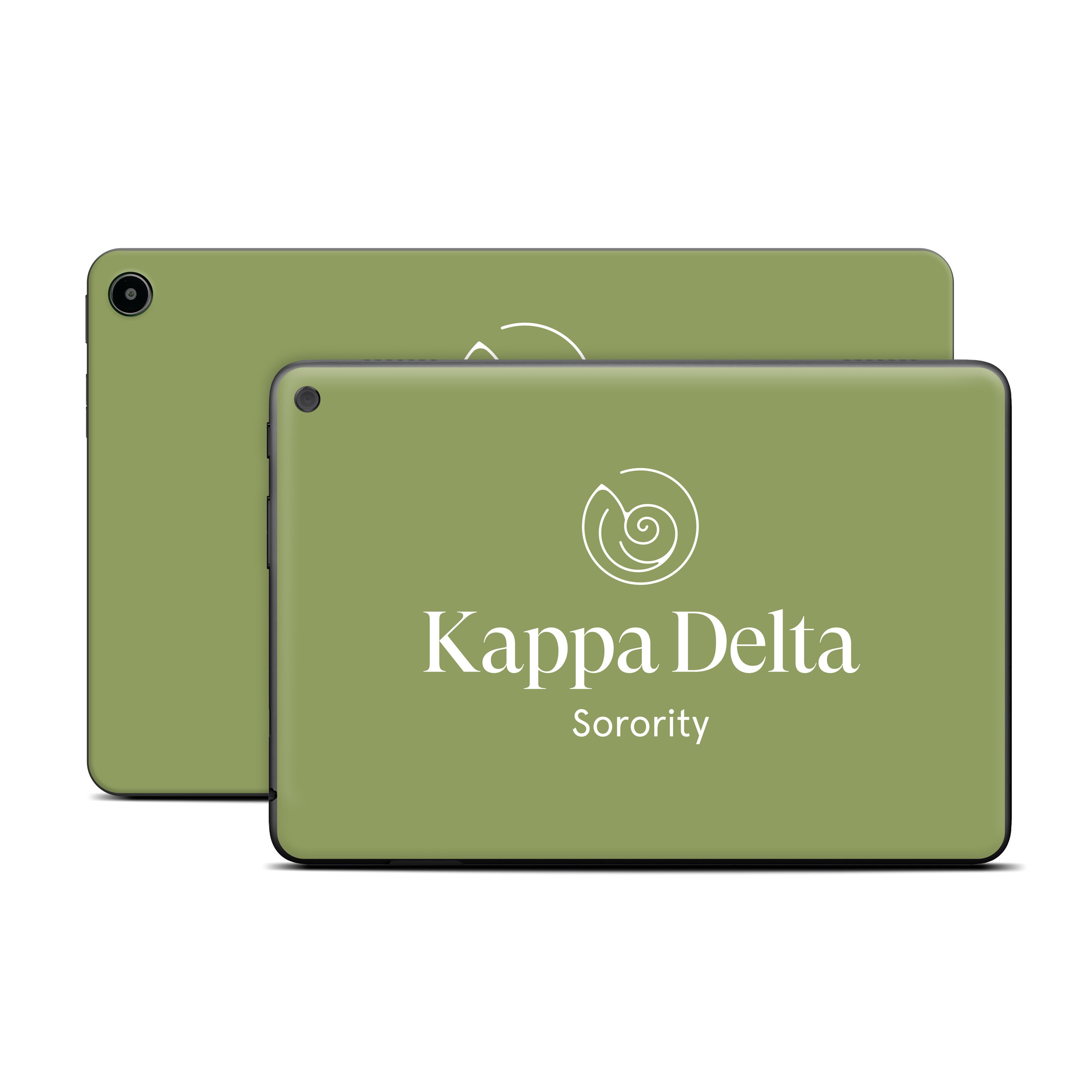 Kappa Delta Primary Logo KD Olive - Amazon Fire Skin