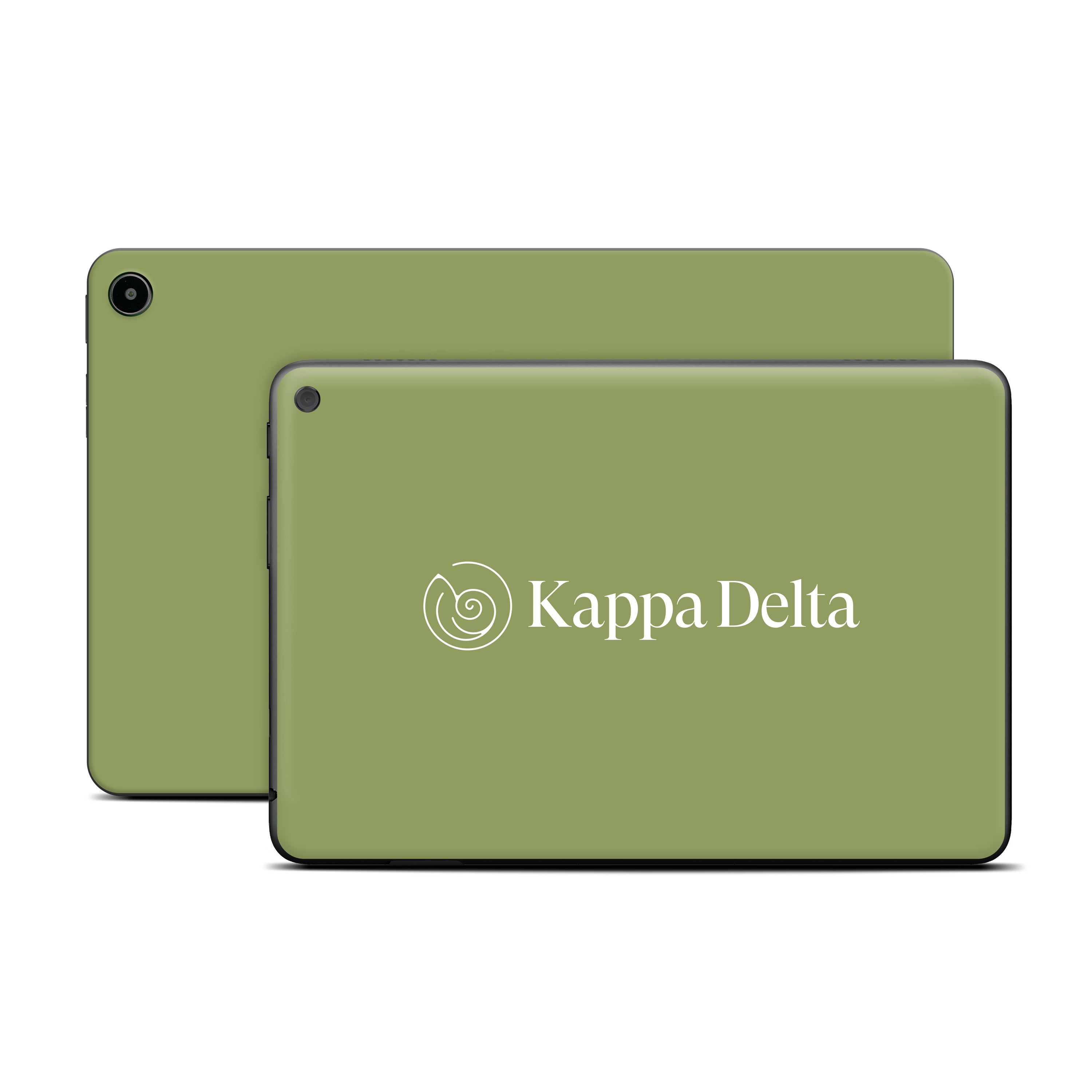 Kappa Delta Secondary Logo KD Olive - Amazon Fire Skin