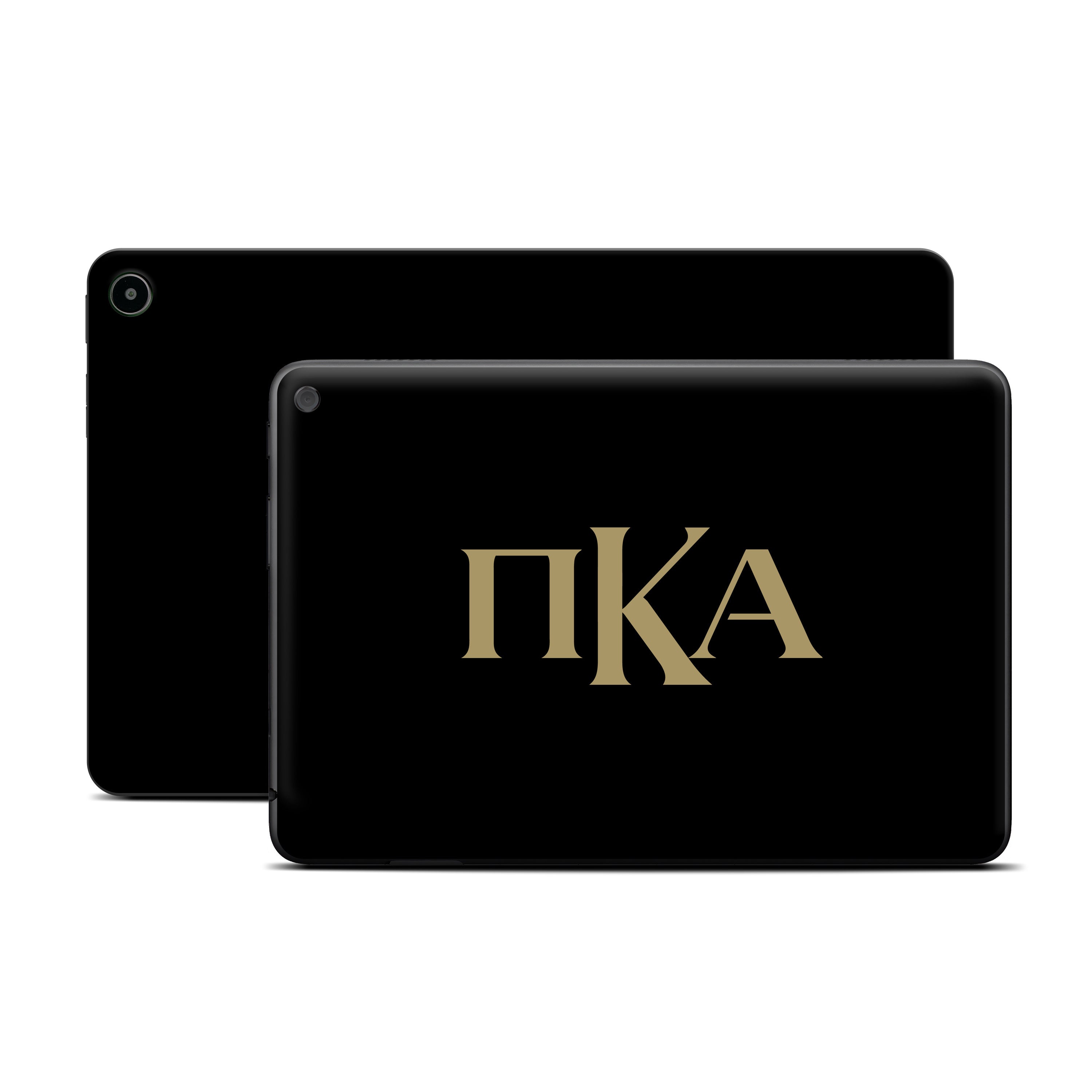 Pi Kappa Alpha Greek Letters Black - Amazon Fire Skin