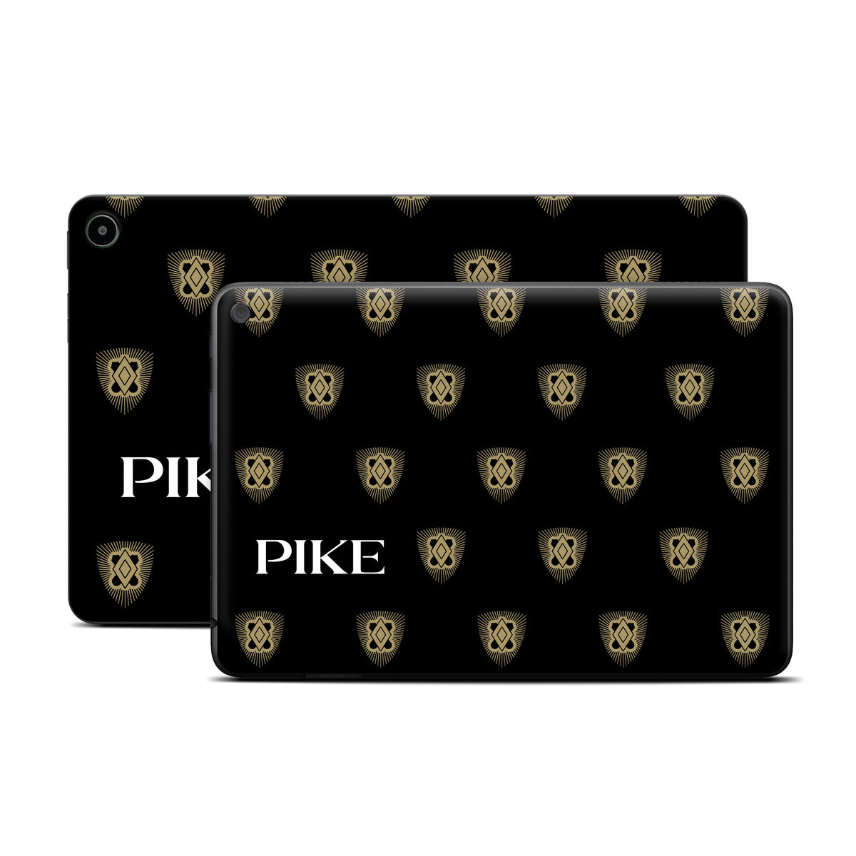 Pi Kappa Alpha PIKE Shield Pattern Black - Amazon Fire Skin