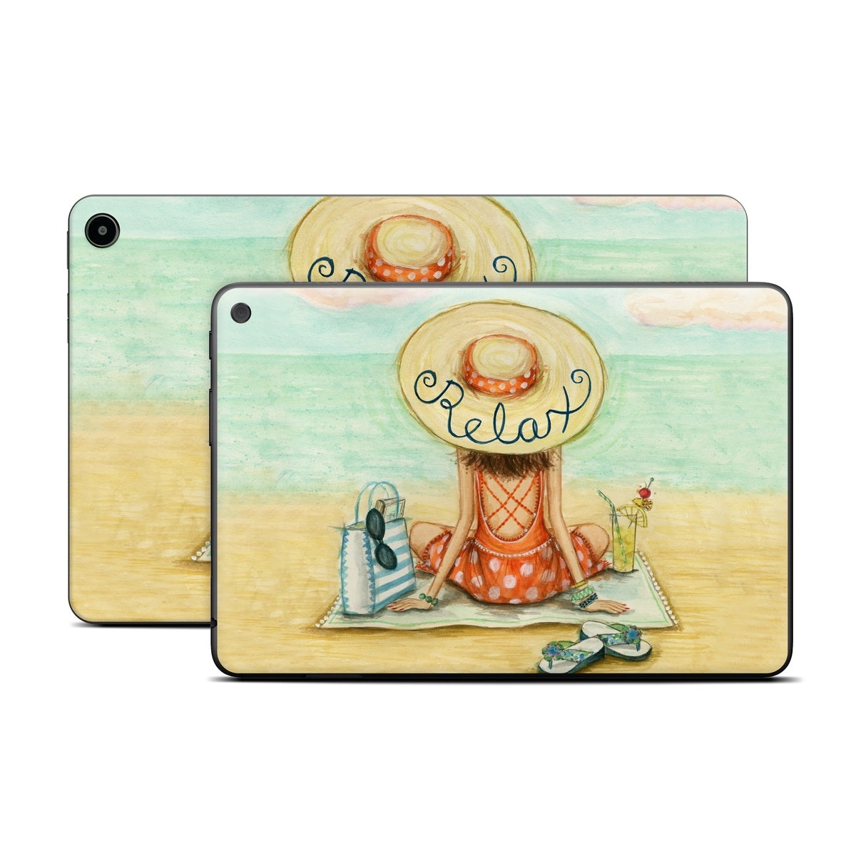 Relaxing on Beach - Amazon Fire Skin