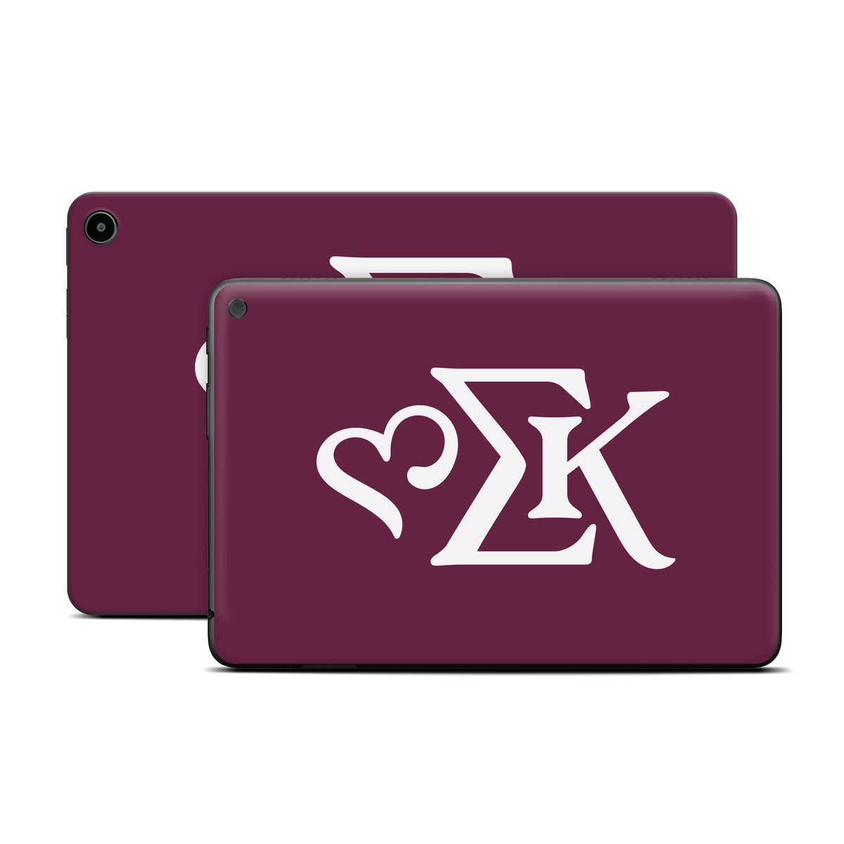 Sigma Kappa Greek Letters Dove Love on Mary Maroon - Amazon Fire Skin