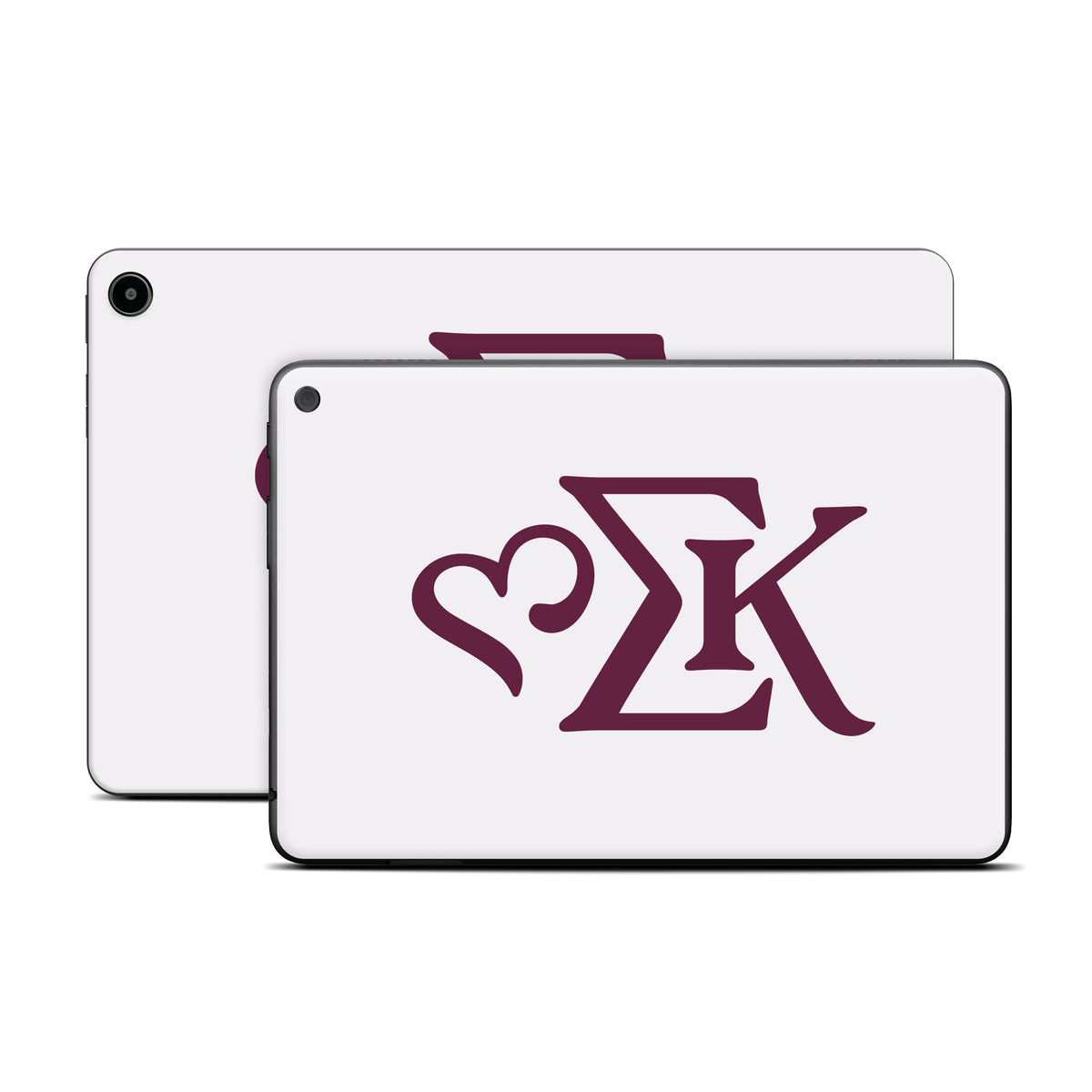 Sigma Kappa Greek Letters Mary Maroon on Dove Love - Amazon Fire Skin