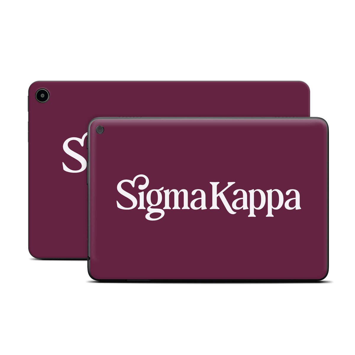 Sigma Kappa Primary Logo Dove Love on Mary Maroon - Amazon Fire Skin