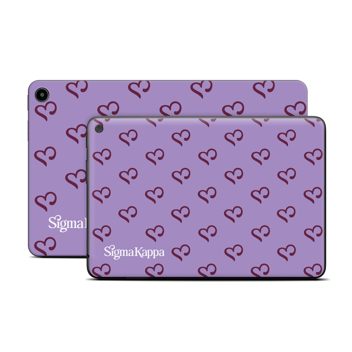 Sigma Kappa Hearts Pattern - Amazon Fire Skin