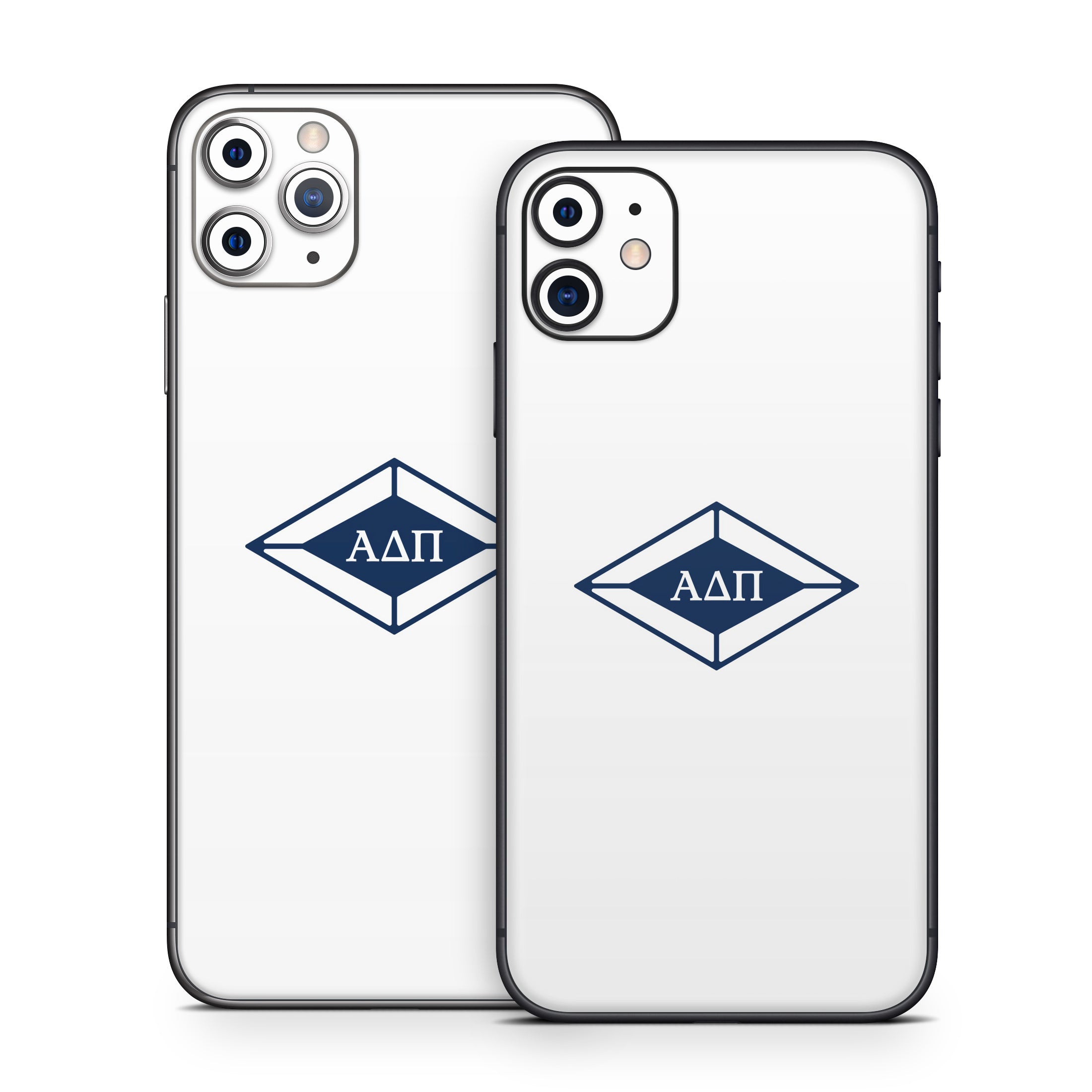 Alpha Delta Pi Diamond Letters White - Apple iPhone 11 Skin