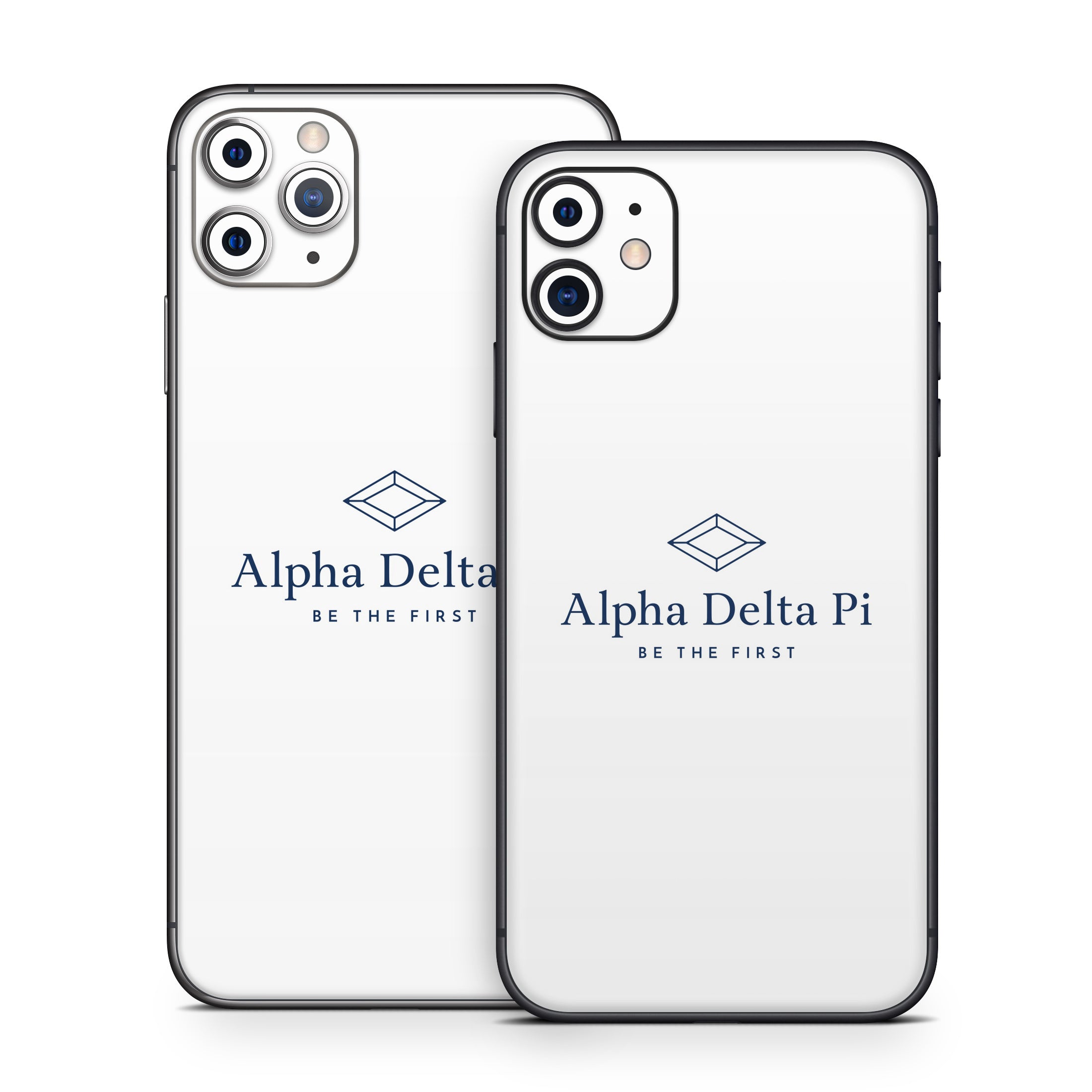 Alpha Delta Pi Primary Logo White - Apple iPhone 11 Skin