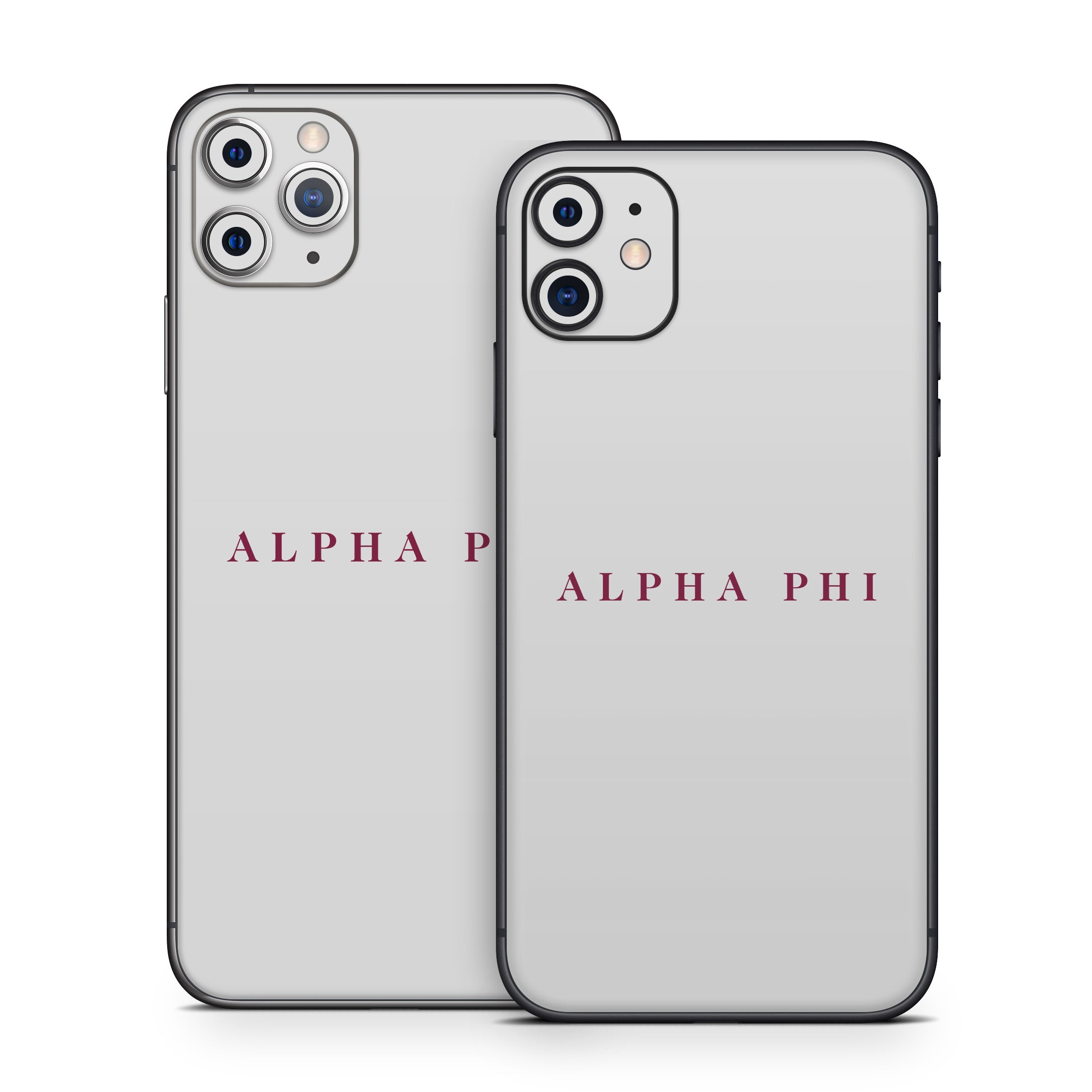 Alpha Phi Wordmark Silver - Apple iPhone 11 Skin
