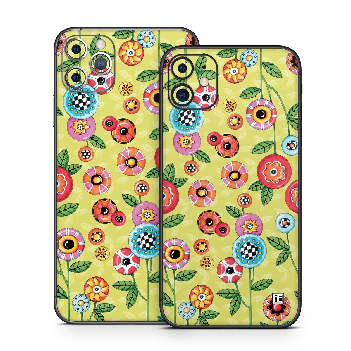 Button Flowers - Apple iPhone 11 Skin